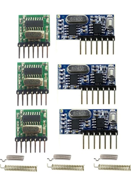 Kablosuz RX480E-4WQB 433MHZ Rf Modül Verici ve Alıcı 15 Set 4 Kanal Çıktı Bağlantı Kiti Uzaktan Kumanda (Yurt Dışından) fiyatları