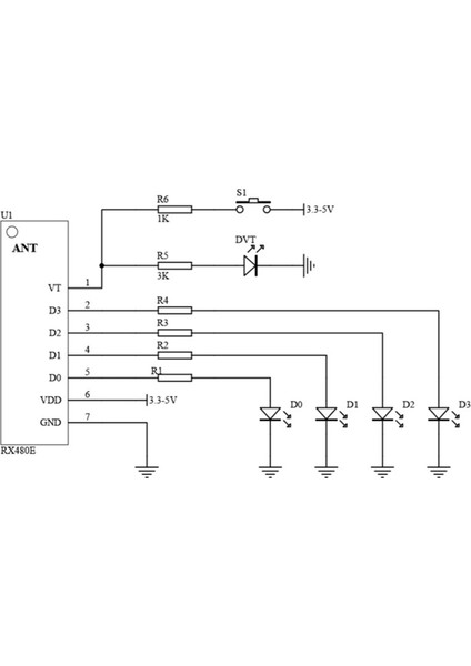 Kablosuz RX480E-4WQB 433MHZ Rf Modül Verici ve Alıcı 15 Set 4 Kanal Çıktı Bağlantı Kiti Uzaktan Kumanda (Yurt Dışından) fırsatları