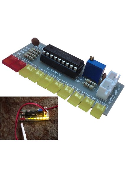 6x LM3915 Ses Seviyesi Göstergesi Dıy Kiti 10 LED Ses Ses Sesi Analizör Seviye Gösterge Kiti Seçmen (Yurt Dışından) indirimleri