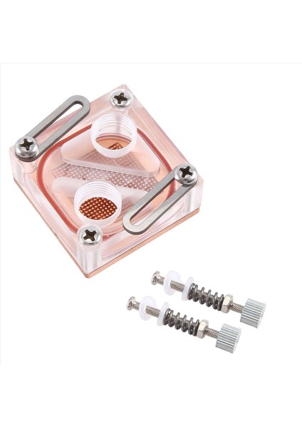 Diagonal Delik Cpu Su Soğutma Bloğu Soğutucu Akrilik Şeffaf Güney Köprü Bilgisayar Için Northbridge Blok Cpu Bloğu (Yurt Dışından)