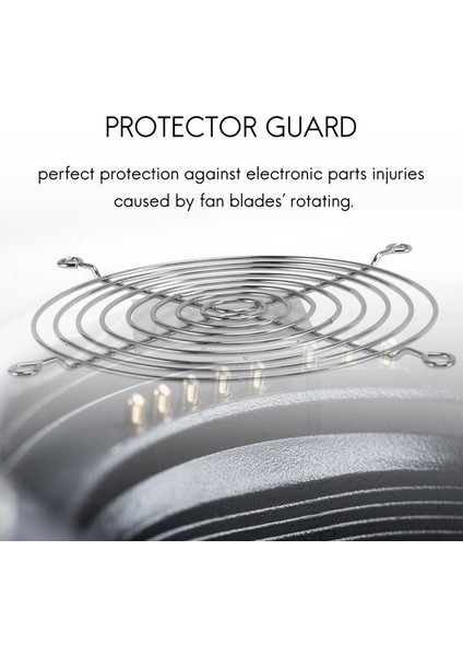 Pc Dc Fan Fan Grill Koruyucu Metal Parmak Koruma 120MM 12CM Gümüş Ton (Yurt Dışından) modelleri