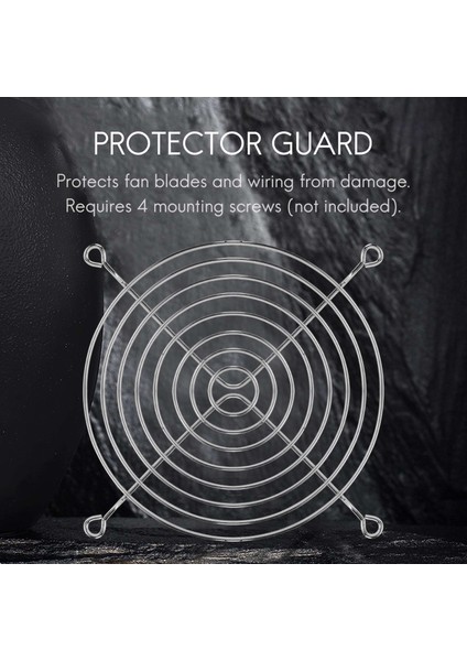 Pc Dc Fan Fan Grill Koruyucu Metal Parmak Koruma 120MM 12CM Gümüş Ton (Yurt Dışından) fırsatları