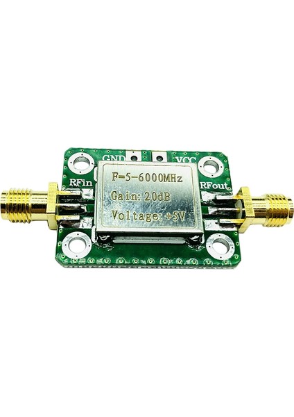 Koruyucu Kabuklu Rf Güç Amplifikatörü 5m-6ghz Geniş Bant Sinyal Amplifikatörü 20DB Yüksek Kazanç (Yurt Dışından)