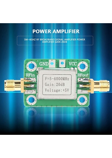 Koruyucu Kabuklu Rf Güç Amplifikatörü 5m-6ghz Geniş Bant Sinyal Amplifikatörü 20DB Yüksek Kazanç (Yurt Dışından) fiyatları