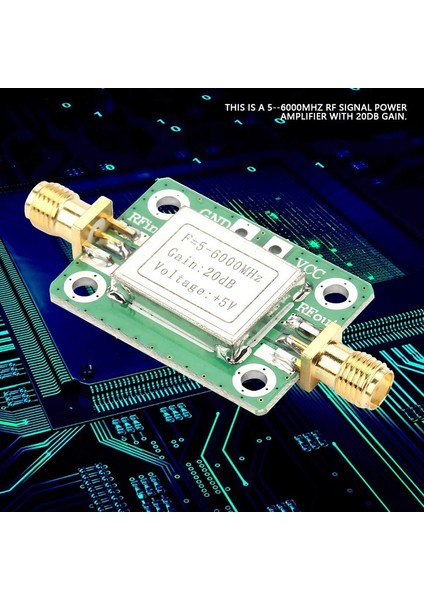 Koruyucu Kabuklu Rf Güç Amplifikatörü 5m-6ghz Geniş Bant Sinyal Amplifikatörü 20DB Yüksek Kazanç (Yurt Dışından) modelleri