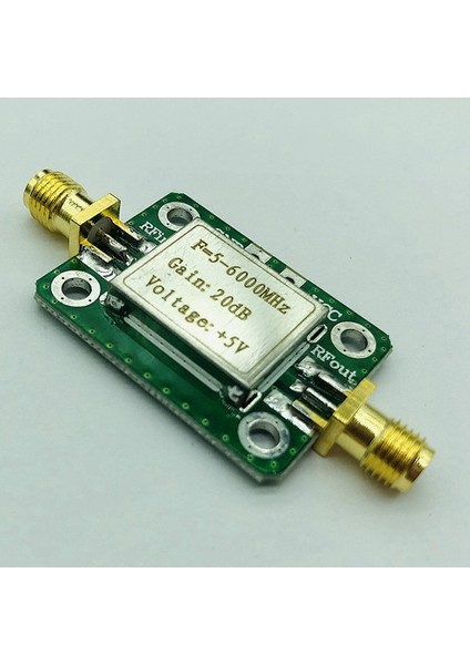 Koruyucu Kabuklu Rf Güç Amplifikatörü 5m-6ghz Geniş Bant Sinyal Amplifikatörü 20DB Yüksek Kazanç (Yurt Dışından) indirimleri