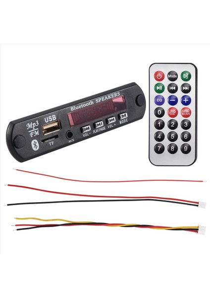 Bluetooth 5 0 Mp3 Decoder Tahtası Dc 5V 12V Car Fm Radyo Modülü Desteği Tf USB Aux Aux Aux (Yurt Dışından) fiyatları