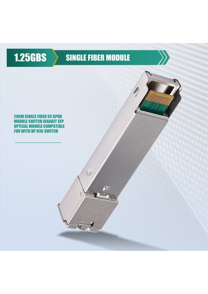 20KM Tek Fiber Sc Gpon Modül Modül Sahip Gıgabıt Sfp Optik Modül Hp Hp H3C Anahtarı ile Uyumlu (Yurt Dışından) fırsatları