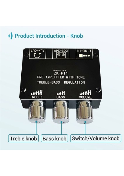 6x Bluetooth 5 0 Decoder Tahtası Çift Kanallı Stereo Düşük Gürültü Yüksek ve Düşük Tonu Ön Modül Ön Amplifikatör Kartı Zk-Pt1 (Yurt Dışından) indirimleri