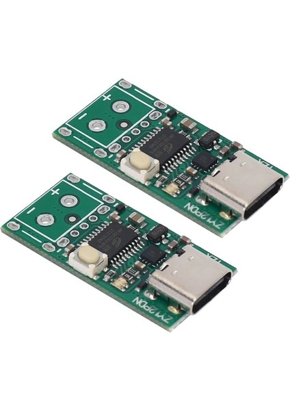 2 Pcs ZY12PDN Usb-C Pd2 0/3 0-Dc Dönüştürücü Güç Kaynağı Modülü Yasası Hızlı Şarj Tetikleyici Anket Anketi Dedektörü Test Cihazı (Yurt Dışından) fiyatları