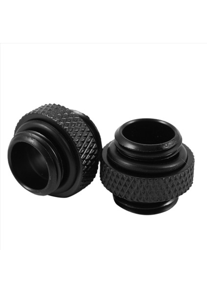 8pcs G1/4 Mini Harici Iplik Erkek Ila Erkek Su Soğutma Döner Bağlantı Adaptörü Su Soğutma Konnektörü Siyah (Yurt Dışından) modelleri
