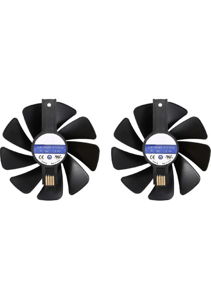 2x 95MM CF1015H12D DC12V Video Kartı Soğutucu Soğutma Fanı Safir 8g Rx 470 4g Gddr5 RX570 4g/8g D5 RX580 8g (Yurt Dışından)
