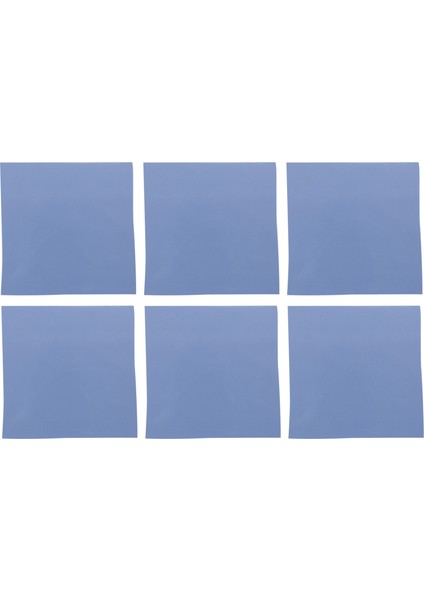 6x Yeni Gpu Cpu Soğutma Soğutma Soğutma Iletken Silikon Pad 100MM x 100MM x 1mm Termal Pad (Yurt Dışından)