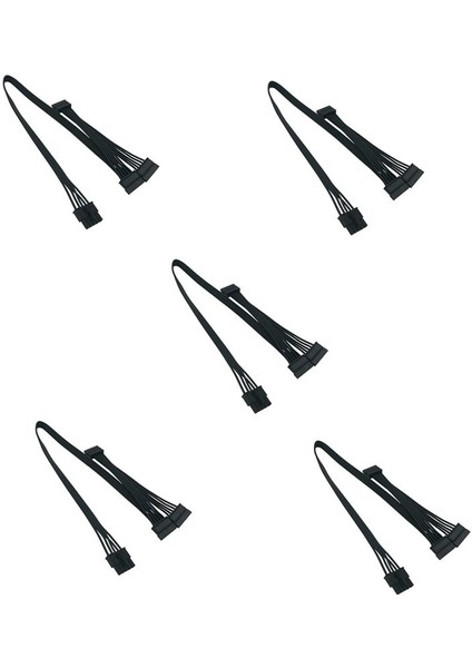 5x 5 Pin - 3 Sata Sabit Sürücü HDD Güç Kablosu Yalnızca Soğutucu Master V550 V650 V750 V850 V1000 Modüler Güç Kaynağı (Yurt Dışından)