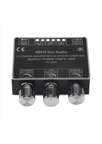 XY-E30H 2 1 Kanal Bluetooth 5 1 Ses Güç Amplifikatör Kartı Modülü Yüksek ve Düşük 15WX2+30W Subwoofer Amplifikatör Hoparlör (Yurt Dışından) modelleri