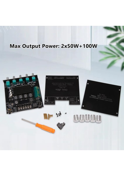 ZK-TB21 TPA3116D2 Bluetooth 5 0 Subwoofer Amplifikatör Kartı 50WX2+100W 2 1 Kanal Güç Ses Stereo Amplifikatör Kartı (Yurt Dışından) fırsatları