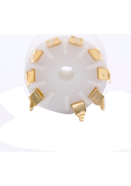 10PCS Seramik 9pin B9A Pcb Montaj Tüp Soketi 12AX7 12AT7 12AU7 6dj8 ECC82 5670 6922 Hıfı Ses Vıntage Amp Gümüş (Yurt Dışından) modelleri