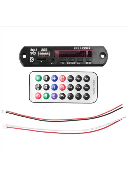 USB Mp3 Modülü Bluetooth 12V Mp3 Wma Kötü Kodüsel Ses Modülü Fm Aux USB Tf Radyo Araba Uzak Müzik Hoparlör (Yurt Dışından) indirimleri