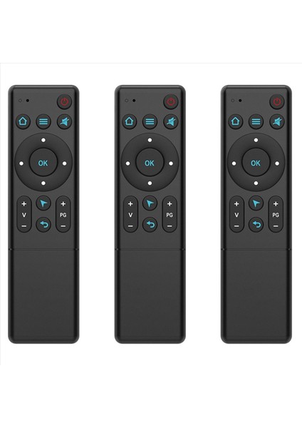3x M5 Bluetooth 5 2 Hava Fare Kablosuz Kızılötesi Öğrenme Akıllı Tv Kutusu Tv Projektörü ve Pc Smart Home Için Uzaktan Kumanda (Yurt Dışından)