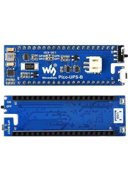Waveshare Ups Modülü B Raspberry Pi Pico Board Kesintisiz Güç Kaynağı Izleme Pili I2C Bus Istiflenebilir Tasarım (Yurt Dışından) modelleri