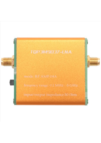100K-6GHZ Tüm Bant Amplifikatörü Hf Fm Vhf Uhf Rf Preampifikatör Yüksek Doğrusallık Ultra Düşük Gürültü Kazanç Amplifikatörü (Yurt Dışından)