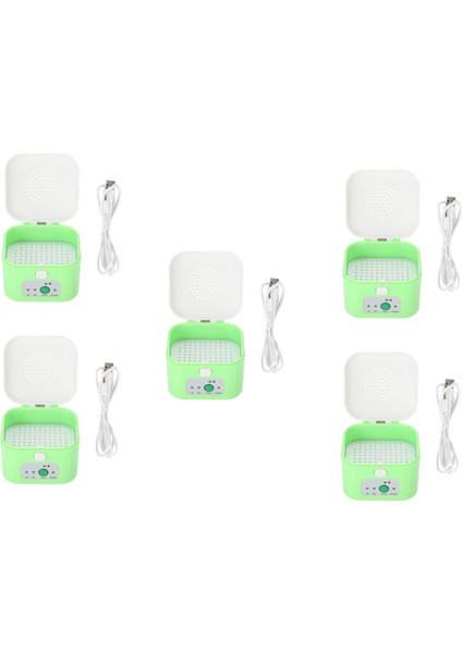 5x Elektrik Işitme Cihazı Nem Alıcı USB Kurutma Kutusu Nem Geçirmez Işitme Cihazları Kurutucu Kasa Kulak Bakımı Sağlığını Koruma (Yurt Dışından)