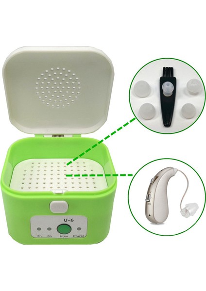 5x Elektrik Işitme Cihazı Nem Alıcı USB Kurutma Kutusu Nem Geçirmez Işitme Cihazları Kurutucu Kasa Kulak Bakımı Sağlığını Koruma (Yurt Dışından) modelleri