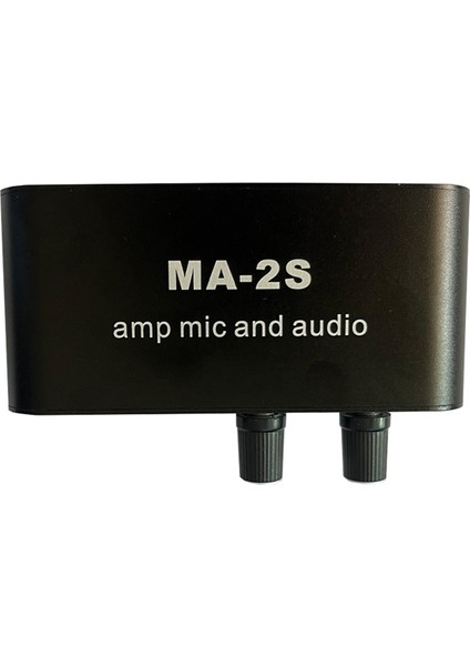 6 5mm Dinamik Mikrofon 3 5mm Kondenser Mikrofon Amplifikatör Amplifikatör Sesli Ön Prensipifi Karma Kartı Ma-2s (Yurt Dışından)