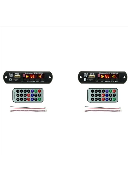 2x USB Mp3 Modülü Bluetooth 12V Mp3 Wma Kötü Çocuk Kurulu Ses Modülü Fm Aux USB Tf Radyo Araba Uzak Müzik Hoparlör (Yurt Dışından) fırsatları