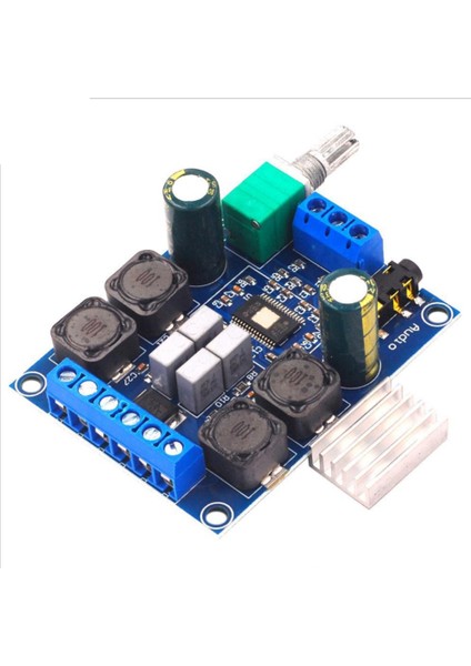 TPA3116D2 50WX2 Çift Kanallı Dijital Güç Amplifikatör Kartı 2 Ch Stereo Yüksek Verimlilik Ters Koruma XY-502 (Yurt Dışından)