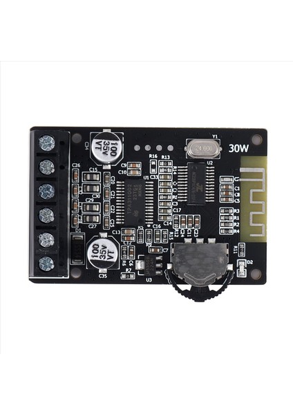 20W Stereo Bluetooth Güç Amplifikatör Kartı 12V / 24V Yüksek Güçlü Dijital Güç Amplifikatör Kartı XY-P15W Kabuksuz (Yurt Dışından)