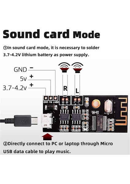 4x Bluetooth Amplifikatör Kartı 5W +5W Çıkış Gücü Dc 3 7V-4 2V/5V Mini Bluetooth Hoparlör Kartı (Yurt Dışından) fırsatları