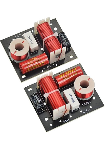2 Adet Hoparlör Crossover Hoparlör Frekans Bölücü Kartı Tiz Bas Ses Crossover Filtreleri Frekans Distribütörü (Yurt Dışından)