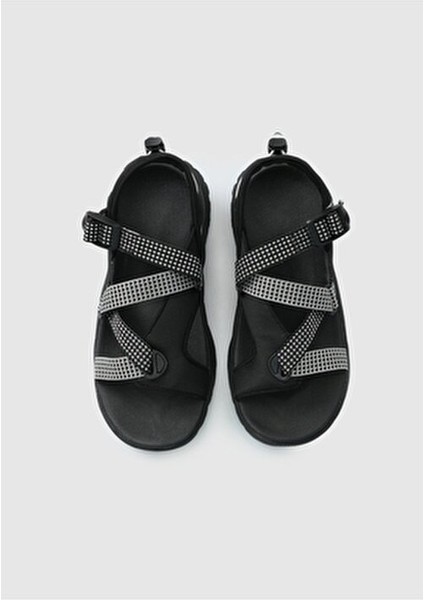 Free Wmn 4fx Kadın Sandalet Siyah Tekstil Malzeme ile Şık ve Rahat Kullanım