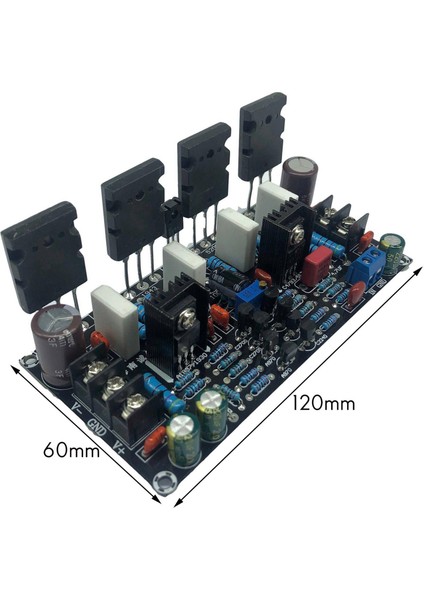 3x Mono Power Amplifikatör Kartı 1943+5200 Yüksek Güç 200W Tüp Amp Kararı (Yurt Dışından) fırsatları