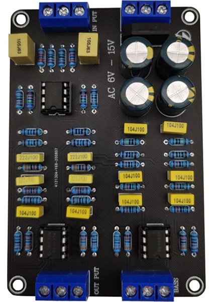 4pcs 2 Yollu Aktif Crossover Filtre Tiz Bas Ses Hoparlör Frekans Bölümü Modifiye Ses Için NE5532 Ön Çip ile (Yurt Dışından) fiyatları