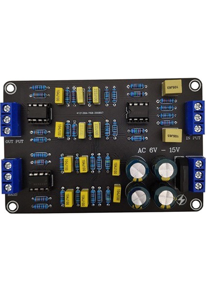 4pcs 2 Yollu Aktif Crossover Filtre Tiz Bas Ses Hoparlör Frekans Bölümü Modifiye Ses Için NE5532 Ön Çip ile (Yurt Dışından) modelleri