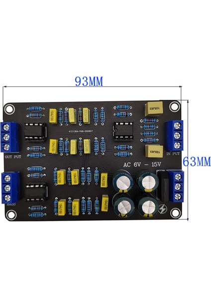 4pcs 2 Yollu Aktif Crossover Filtre Tiz Bas Ses Hoparlör Frekans Bölümü Modifiye Ses Için NE5532 Ön Çip ile (Yurt Dışından) fırsatları