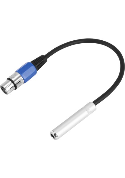 Pim Fişi 6 35MM 1/4 Inç Trs - Xlr Erkek - Kadın Kablosu 3 Pin Kadın Soketi Stereo Mikrofon Kablosu Ses Kablosu Için Xlr Adaptörü (Yurt Dışından)