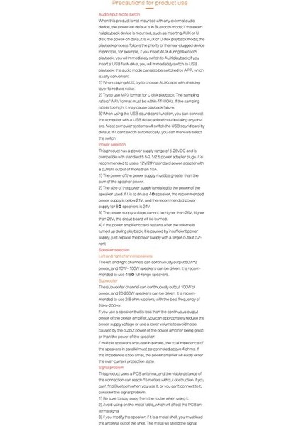 XY-S100H Hıfı TPA3116D2 Bluetooth 5 0 Subwoofer Amplifikatör Kartı 50WX2+100W 2 1 Kanal Güç Ses Stereo Bas USB Amp (Yurt Dışından)