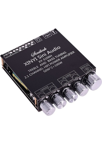 XY-S100H Hıfı TPA3116D2 Bluetooth 5 0 Subwoofer Amplifikatör Kartı 50WX2+100W 2 1 Kanal Güç Ses Stereo Bas USB Amp (Yurt Dışından) fiyatları