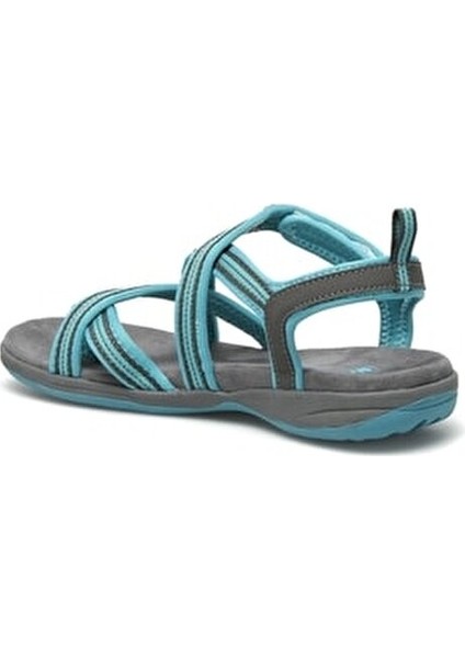 Alısa 2fx Mint Kadın Sandalet Tekstil Malzeme ile Şık ve Rahat Tasarım