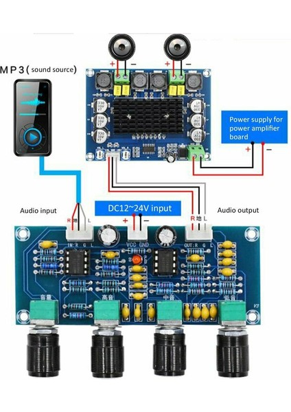 XH-A901 NE5532 Teble Bass Ön Amplifikatör Kartı ile Preamp Preamp Preamp (Yurt Dışından) modelleri