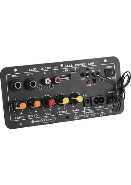 Ac 220V Dijital Bluetooth Stereo Amplifikatör Kartı Ses Amplifikatörleri Subwoofer Karaoke Oynatıcı Amplifikatörler Abd Fişi (Yurt Dışından)