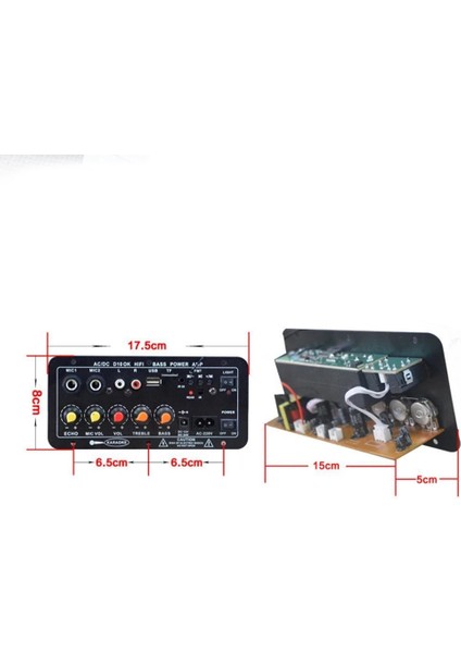 Ac 220V Dijital Bluetooth Stereo Amplifikatör Kartı Ses Amplifikatörleri Subwoofer Karaoke Oynatıcı Amplifikatörler Abd Fişi (Yurt Dışından) modelleri