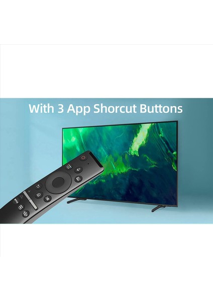 Samsung Smart Tv Bluetooth Uzaktan Kumandası Için 3x Evrensel Ses Uzaktan Kumandası QLED 4K 8k Kristal UHD Hdr Kavisli (Yurt Dışından) fırsatları