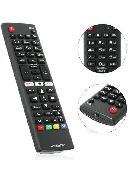 Lg Akıllı Tv Için 2x Evrensel Değiştirme Uzaktan Kumanda - AKB75095308 (Yurt Dışından) fiyatları
