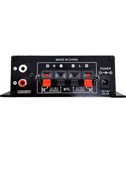 Mini Stereo Amplifikatör DC12V Çift Kanallı Hi-Fi Audio Player Motosiklet Araç Ev Kullanımı Için Cep Telefonu DVD Girişini (Yurt Dışından) modelleri