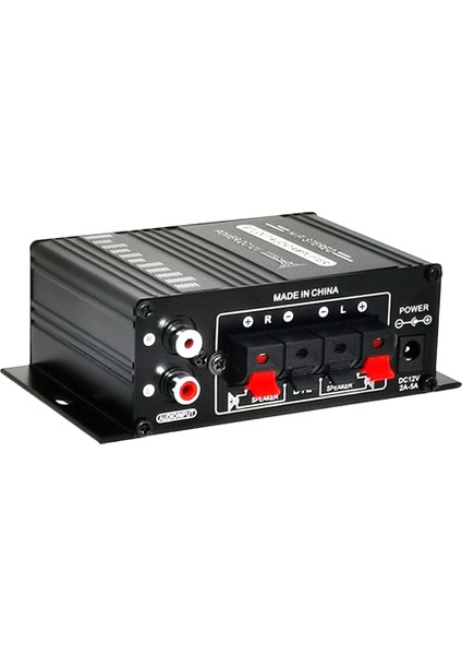 Mini Stereo Amplifikatör DC12V Çift Kanallı Hi-Fi Audio Player Motosiklet Araç Ev Kullanımı Için Cep Telefonu DVD Girişini (Yurt Dışından) indirimleri