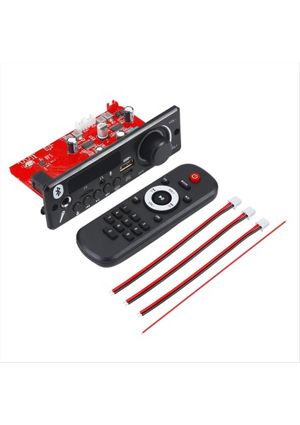 160W Amplifikatör Bluetooth 5 0 Dıy Mp3 Kod Çözücü Ses Oynatıcısı 12V Mp3 Pansiyon Arabası Fm Radyo Modülü Tf USB Mıc Kayıt (A) (Yurt Dışından)